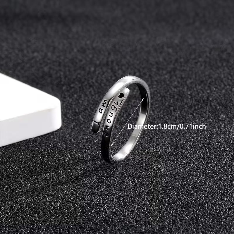 Blessed & Bold “I Am Enough” Ring